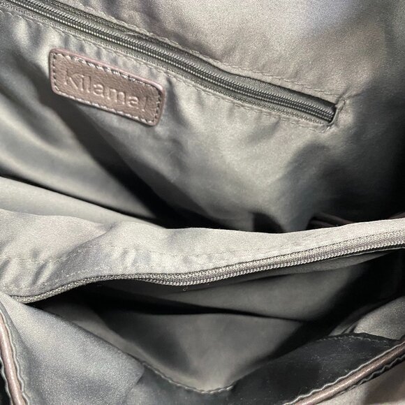 KILAMAL Purse Vegan Faux Leather Hobo Bag Gray with Handle and Adjustable Strap - Picture 11 of 11